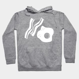 Minimal Bacon and Eggs Hoodie